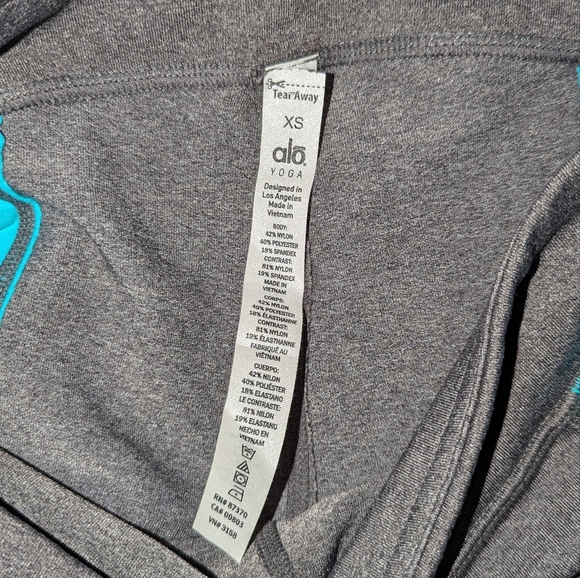 ALO Yoga Ascendent Pocket Leggings Colorblock Women's XS - Picture 7 of 9